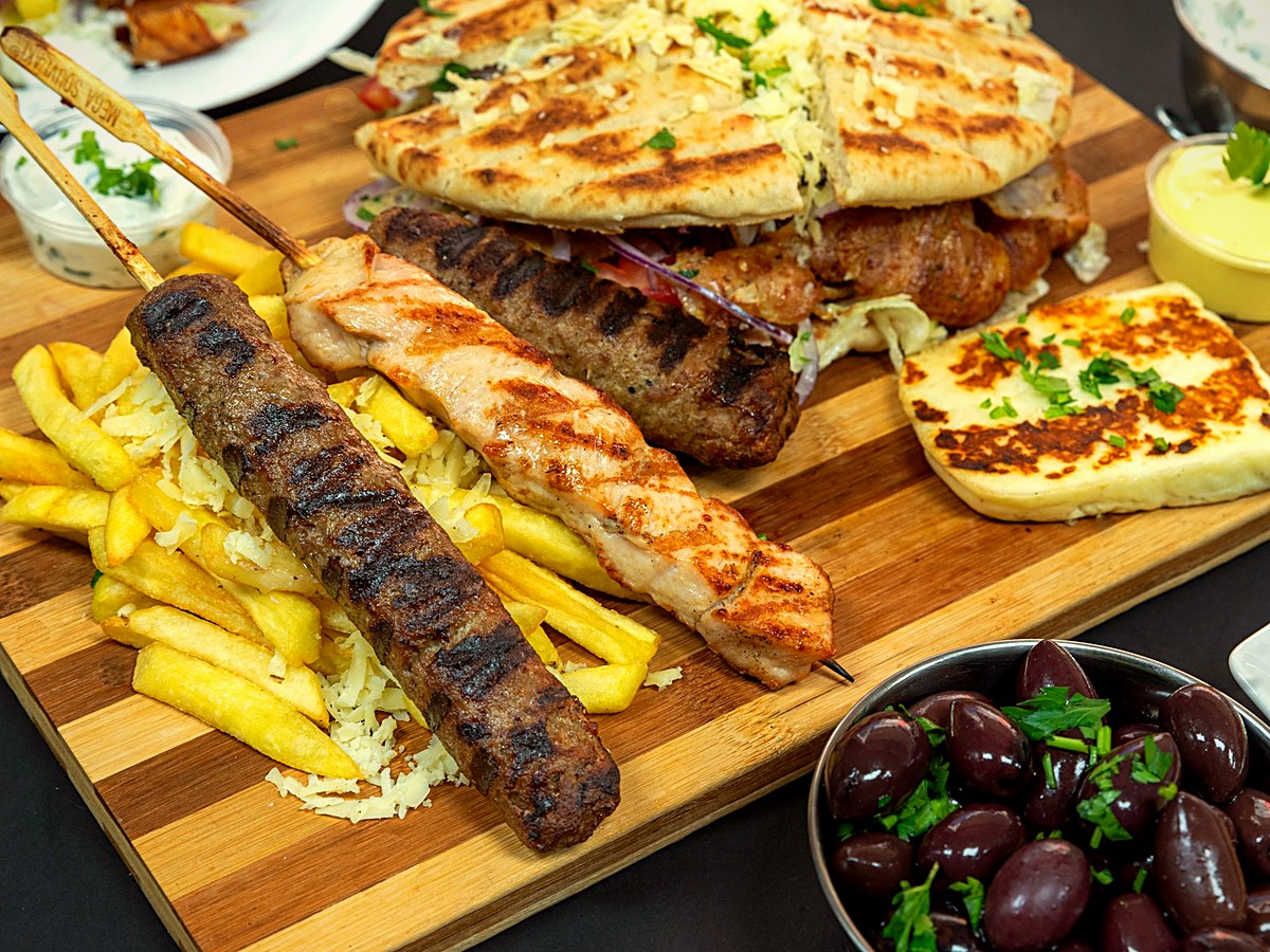 Brochettes de chwaya à la chermoula