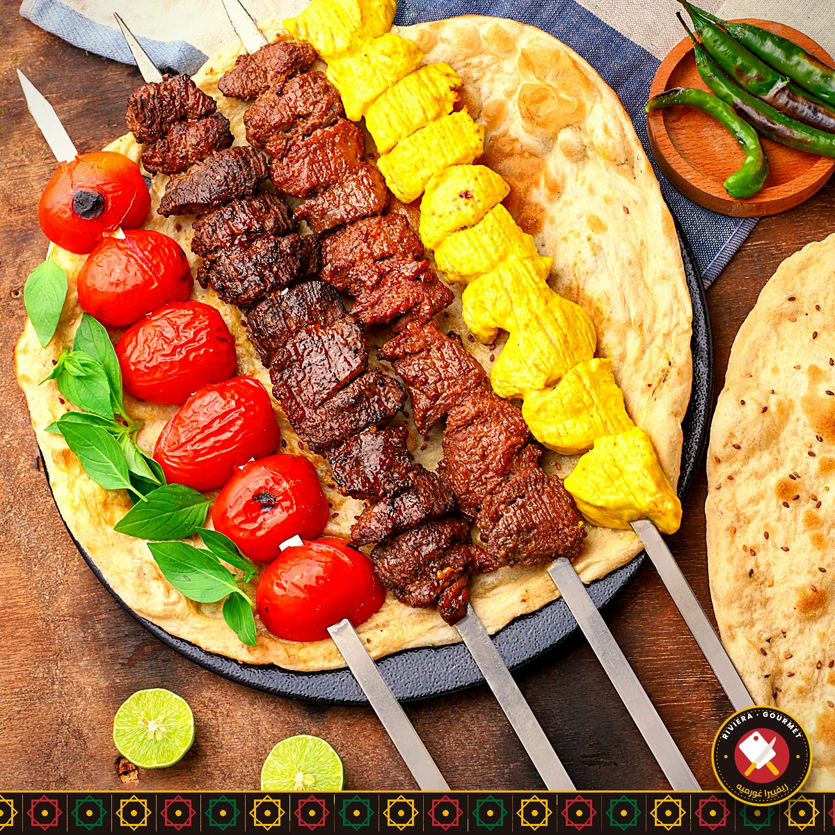 Brochettes de bœuf marinées – Riviera Gourmet